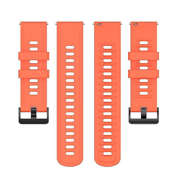 Xiaomi Active S1 -kello - Yksivärinen silikoniranneke, oranssipunainen