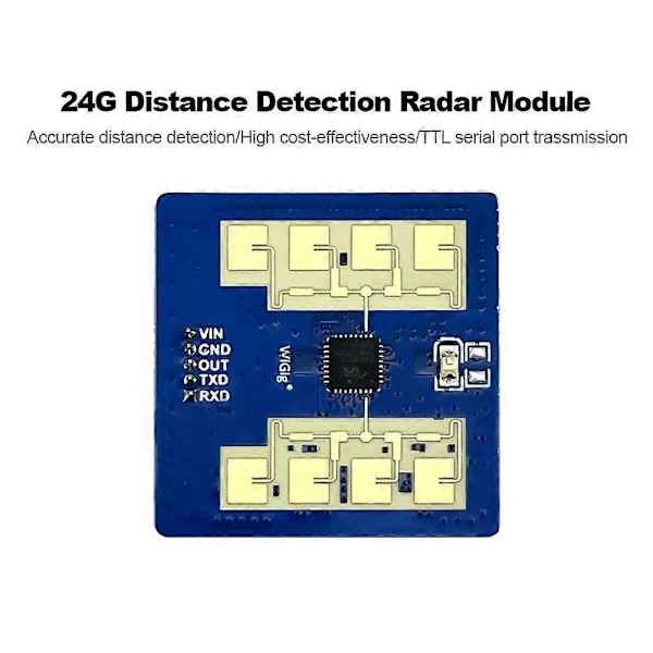 Ny LD2411S Smart Home 5V 50mA Högpresterande 24GHz Rörelsesensor