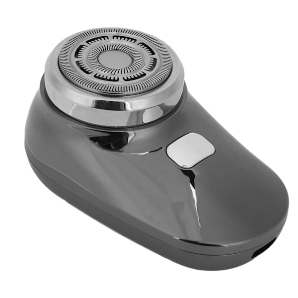 Herr Mini Skäggtrimmer LED Display Tvättbar Cutter Uppladdningsbar ficka Bärbar Trimmer Svart