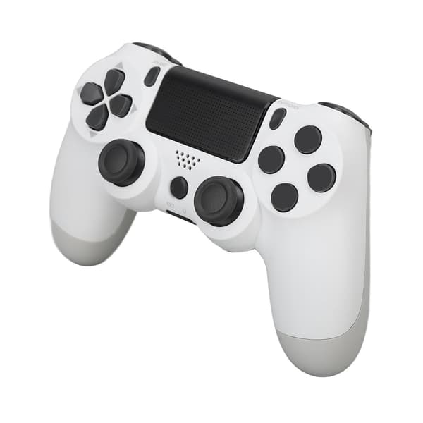Trådløs Game Controller Multifunktionel Dual Vibration Bluetooth Gamepad til PS4 Game Controllers Hvid