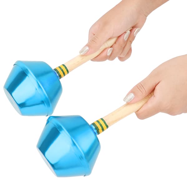 2 kpl Hiekkavasara Instrumentti Lyömäsoitin Shaker Orff Esikoulu Lasten Esitys Musikaalinen Lelu Sininen