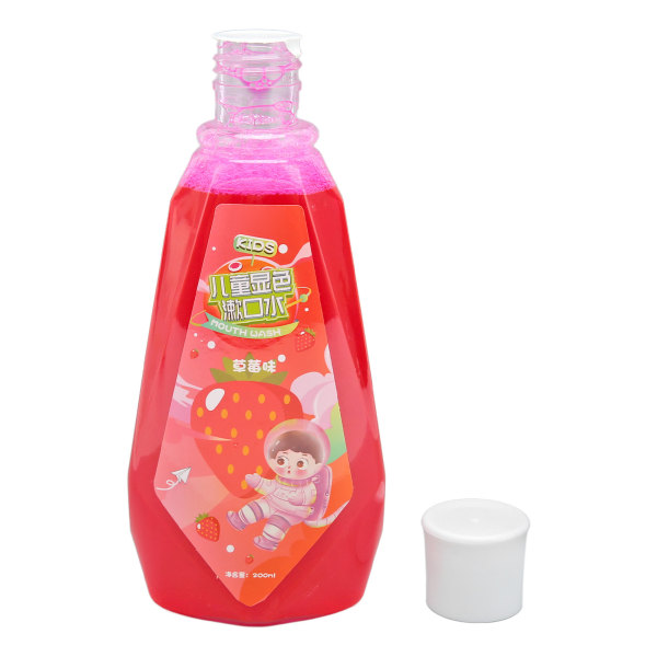 200ml Plaque Disclosing Mouthwash Safety Fruity Plaque Disclosing Liquid for Baby Adults Jordbærsmag