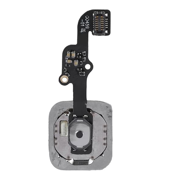 Erstatning Hjem-knapp Touch ID-sensor Nøkkel Flex-kabel for iPhone 6S/6S Plus HJEM-knapp Svart