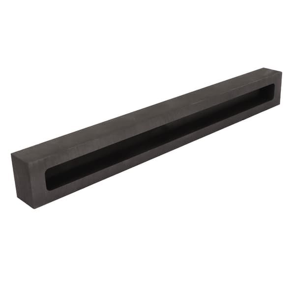 Støpeform for barrer Sølv Gull Metallstøping Raffinering Høypuritet Grafittform Digel 230×15×15mm