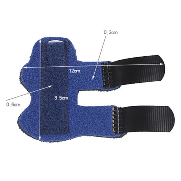 Justerbar Triggerfinger Skinne Mallet Fingerstøtte for Pekefinger, Langfinger og Ringfinger
