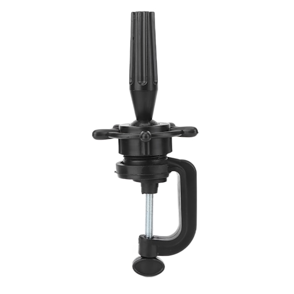 Hodet-Stativ for Mannequin, Høydejusterbar, Klemmeholder for Treningshode, Svart