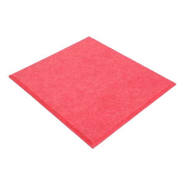 6 stk. akustisk absorpsjonspanel, fortykket, reduserer etterklang, lydisolerende polstring, absorber (rosa)