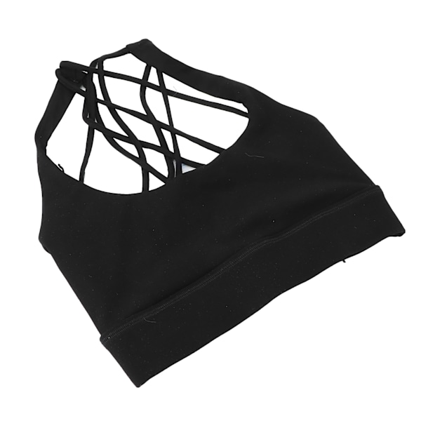 Kvinde Crisscross Sports BH Enkel Stilfuld Piger Strappy Yoga BH til Fitness Løb6 (75ABC)