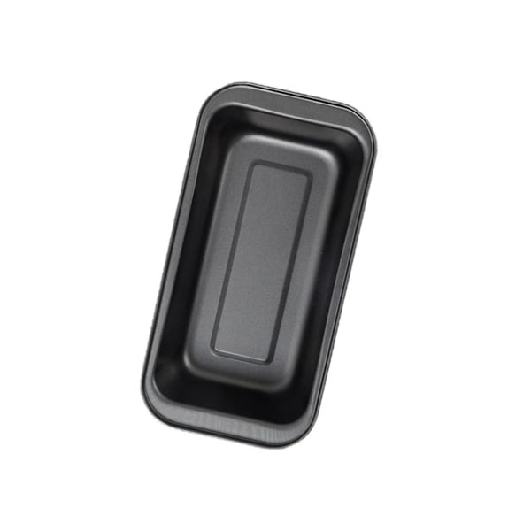 3 STK Kage Brød Bageform Rektangulær Nonstick Bageform Kulstofstål Brødform Sort 15cm