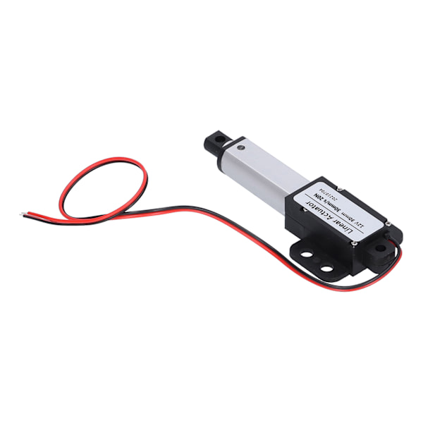 Lineaarinen karamoottori DC 12V 30mm iskunpituus Hiljainen oikosulkusuojaus T-tyyppinen ruuvi Mini sähköinen lineaarinen liikekaramoottori30mm/s‑20N