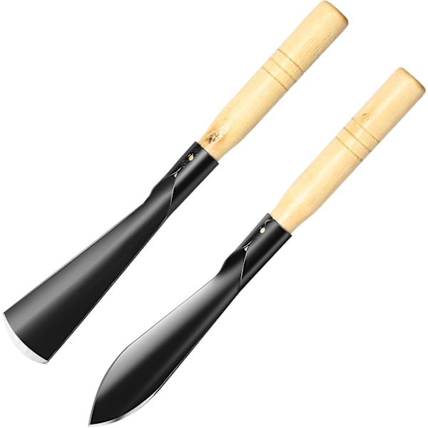 Hagespade i manganstål - Slitesterk og bøye-resistent hagespade for planting og hagearbeid