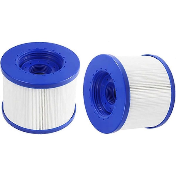 2-pack Ersättningspoolfilter för badtunna - 104 mm - Husdjur + Non-Woven-tyg - Kompatibla med Clever Spa