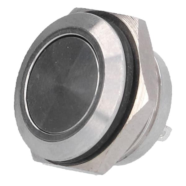 5 stk. Flat Topp Knapp Bryter Rustfritt Stål Vanntett Skrue Terminal Strømtilbehør 0‑220V16mm