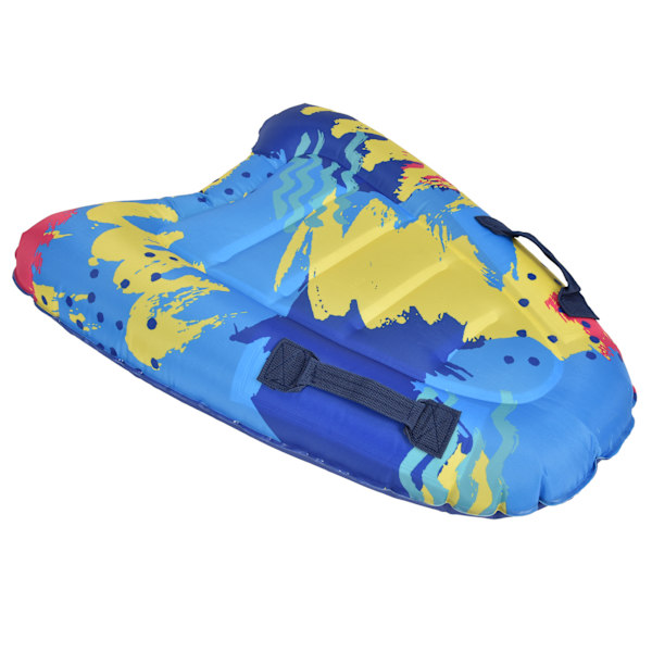Bärbar uppblåsbar flytande bräda simbassäng strand bodyboard för barn vuxna graffitimönster