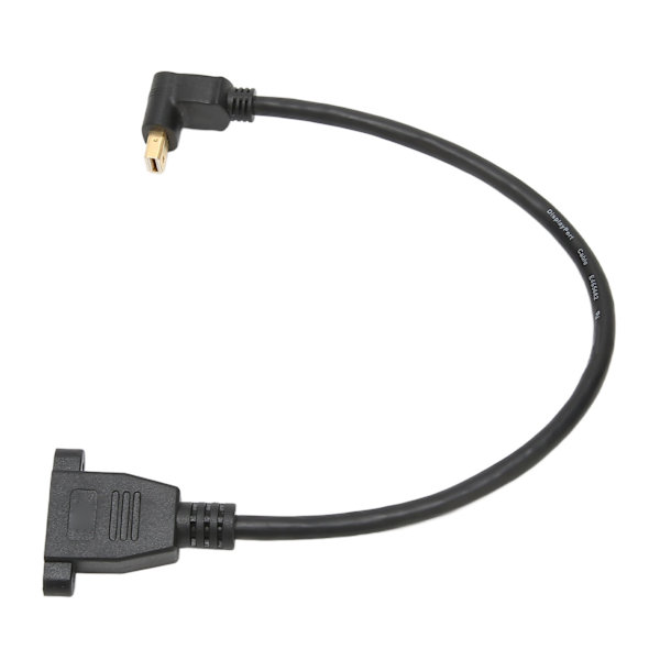 DP-hun til Mini DP-han-kabel med dobbelt hul, låsbart Displayport-adapter til QXGA 2560x1600 opløsningsoutput