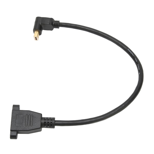 DP-naaras - Mini DP -uroskaapeli, lukittava kaksoisreikä, Displayport-sovitin QXGA 2560x1600 resoluution lähtöön