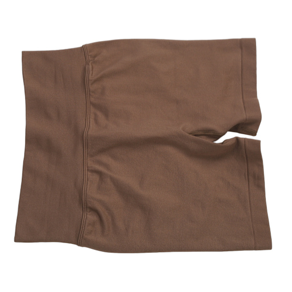 Høy midje hofteløft yogashorts for kvinner - Myke, pustende shorts med magekontroll for trening og løping - Kaffe L