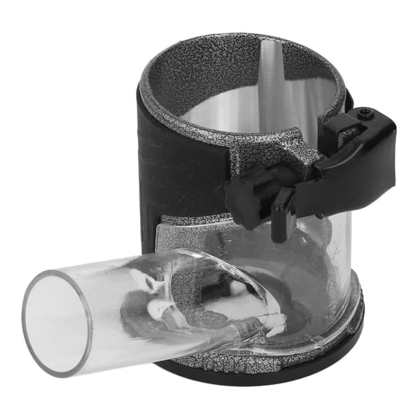 Trimmemaskine Base Justerbar Aluminiumlegering Fræserbase med Støvopsamlingsdæksel