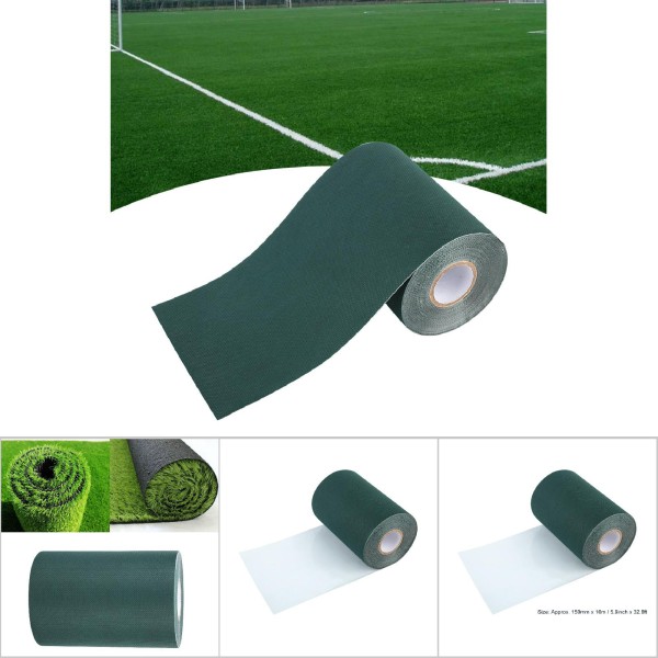 150mm*10m kunstgresssøm Tape Plen Tape Gress Teppe Gress selvklebende tape (grønn)