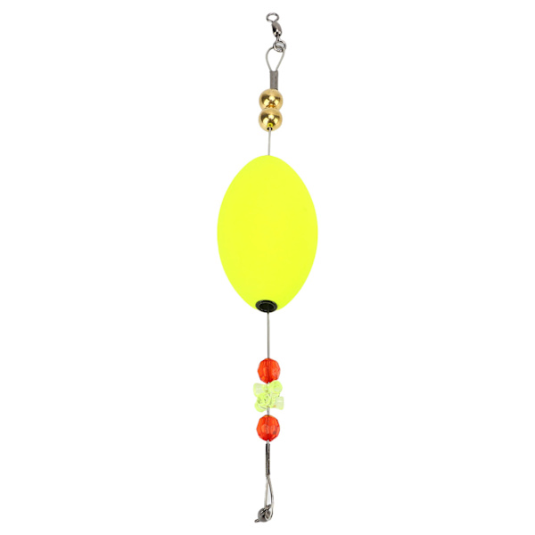 Red Fish Cork Float fiskeutstyr Høy følsomhet Slitesterk Bobber Stick for Deepwater Yellow