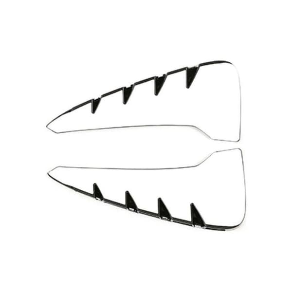 2-delt sideudluftningsdæksel til BMW X5 F15 2014-2018 Krom ABS Marker Fender