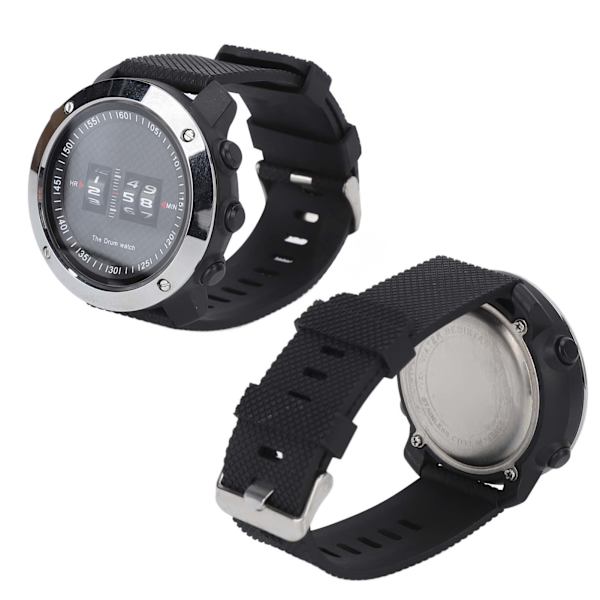 HZ501 Rullarmbandsur Watch för fritidssport Affärssammankomster Svart