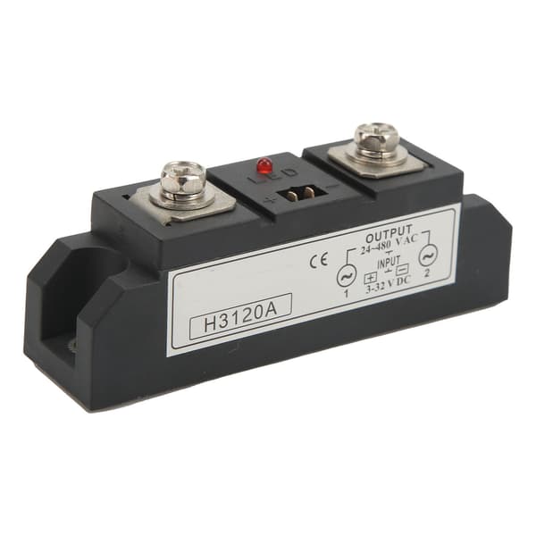 Solid State Relæ Industriel SSR 3-32V DC Indgang til 24-480V AC Udgang til Drejebænk Køretøj