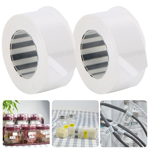 2 stk. Print Label Tape Cute Ribbon Termopapir til KINGJIM/TEPRA LR5C Labeler(EQT15W)