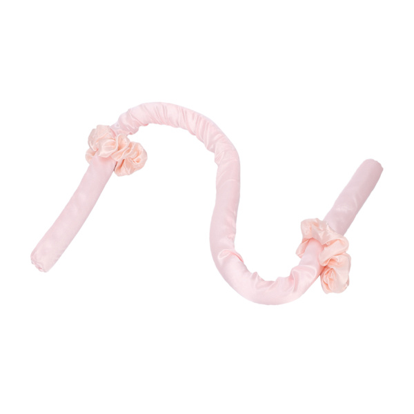 Varmefri hårkrøller Ingen varmekrøller Pandebånd DIY Naturligt sovende hår Curling Styling Tool Pink