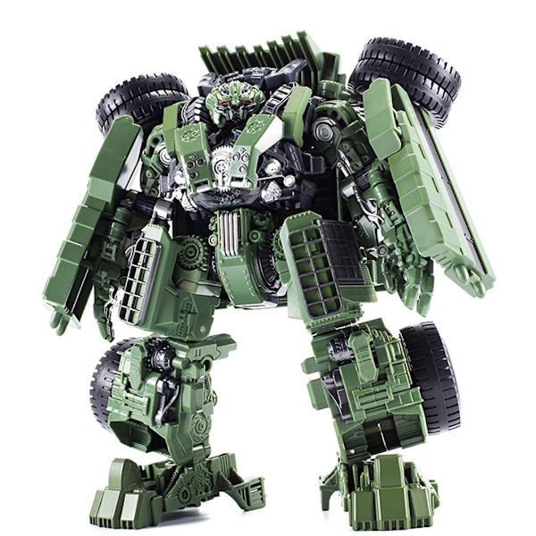 Transformer Robot Bil Leksak Modell Bärbar Transformations Actionfigur Leksak Legering Engineering Vehicle Robot Leksak Barnens Semester Födelsedagspresent