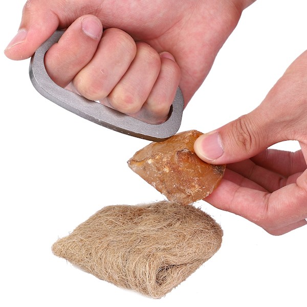 Utomhus Original Överlevnadständning Verktyg Meteorit Camping Eld Sticka Flint Set