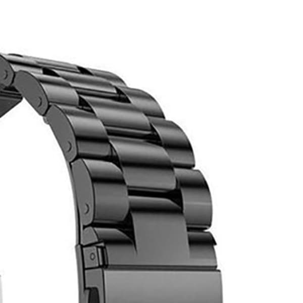 Metal Urrem Nem at Justere Udskiftning Rustfrit Stål Urrem til IOS Watch Sort 45mm/1.77in