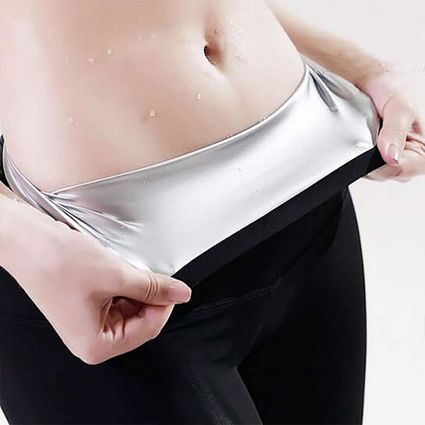 2 i 1 badstuebukser for kvinner for trening Vekttap slankebukser Treningstights badstue joggebukser