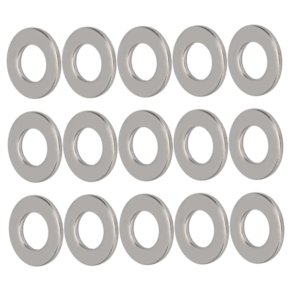 1000 stk 304 rustfritt stål skive flat pakning maskinvare festedeler tilbehør M8