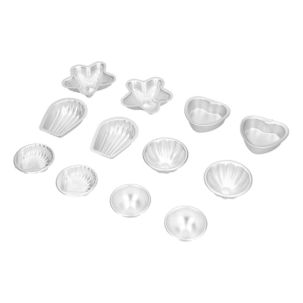 Profesjonell kakebakeform i aluminiumslegering, bærbar DIY badesaltkuleformsett til hjemmet #18