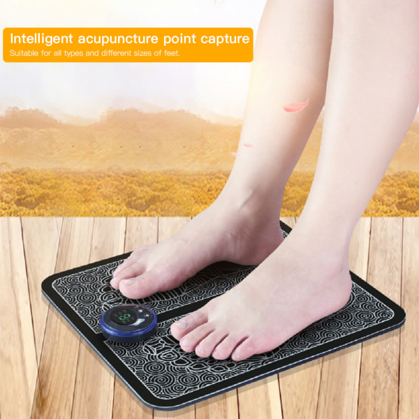 Pulse Electric Ben Feet EMS Massager Intelligent Massage Pad Pude til hjemmebrugA