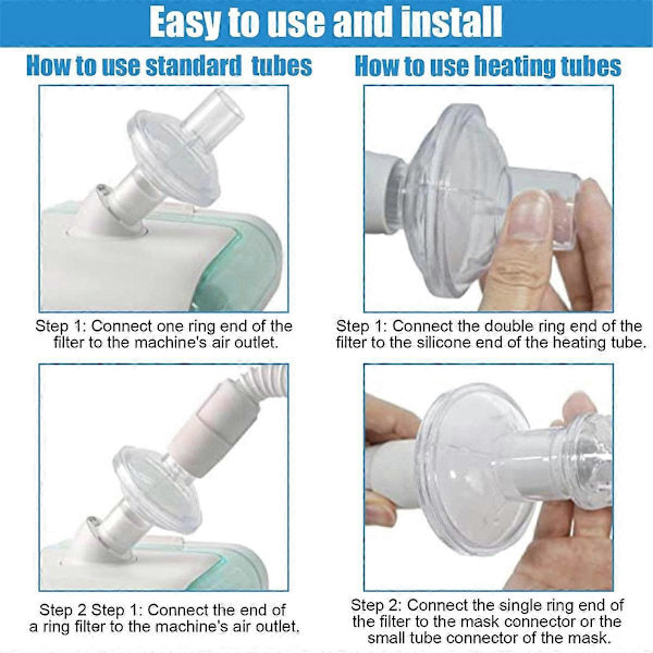 10 kpl Universal CPAP-suodattimia CPAP-laitteisiin, CPAP-tarvikkeet