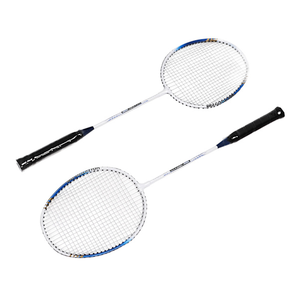 REGAIL Badmintonketsjer Par 2 Aluminiumlegering Letvægts Bærbare Badmintonketsjere til Indendørs Udendørs Blå