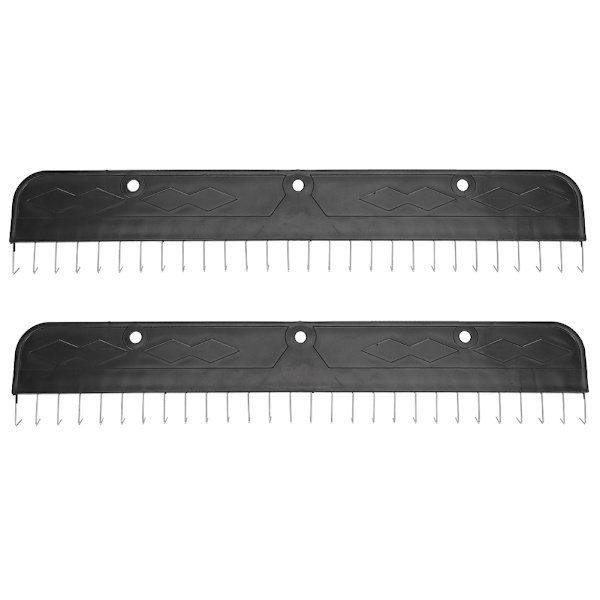 2 st Hängare Rack Stickning Kit Broderi Tillbehör Hantverk Svart för Stickmaskin