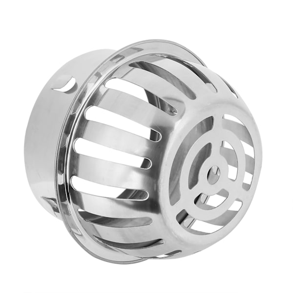 Rund golvbrunn i rostfritt stål för hemmabadrum Utomhusgård Balkong (110 mm/4in)