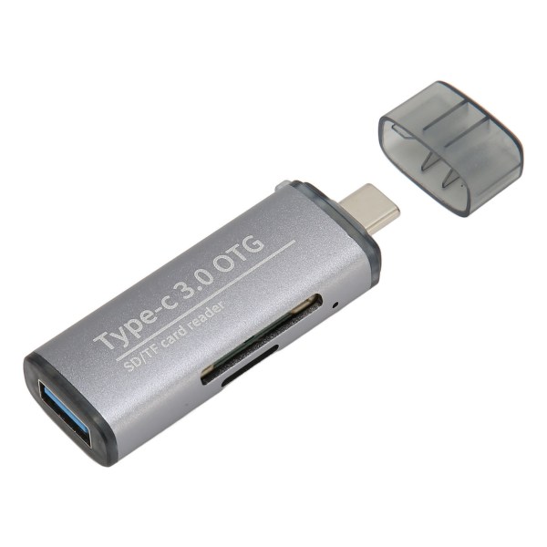 Lagerkortlæser Bærbar understøttelse Micro Storage Card 2 i 1 USB C 3.1 USB 3.0 Memory Card Reader med 2 stik