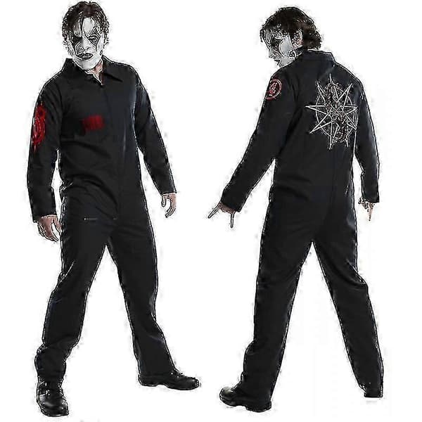 Slipknot Cosplay -haalariasu - löysä Halloween-asu S