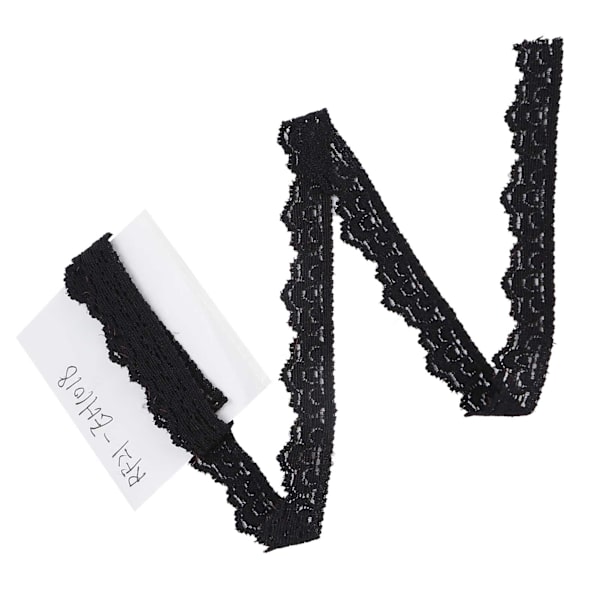 Spetsband Enkelsidig Våg Presentförpackning Dekorativ Kant Sytillbehör 1cm Bred 10 Yards Lång