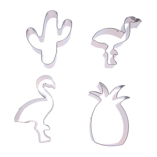 5-delars Flamingo Kakform Set, Kakbakningsverktyg
