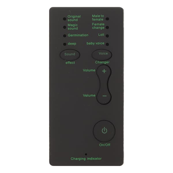 Stemmeskifter 7 lydeffekter Justerbar Bærbar Mini Multifunktionel Stemmeforklæder til Mobiltelefon PC til XBOX til PS4