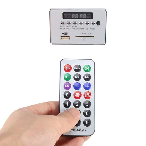 Bluetooth MP3-dekoderkort lydmodul USB-lagerhukommelse FM-radio (sølv)