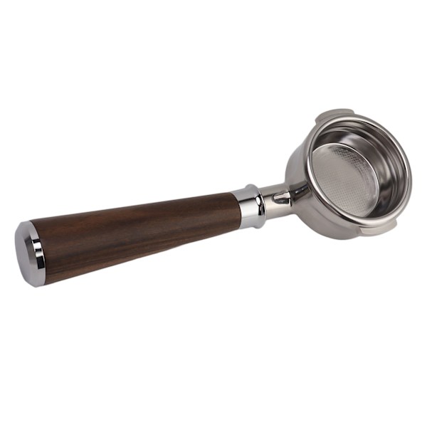 58mm pohjaton alaston portafilter universaali kahvikone kaksoiskorvat portafilter ruostumaton teräs kahvi portafilter tyyppi A musta hapan haara