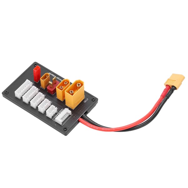 XT60 Lipo parallell ladebrett Lipo batterilader 2S-6S parallell balansert ladeadapter