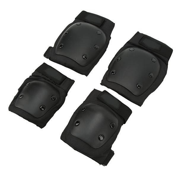 Knäskydd Armbågsskydd Säkerhetscykelskydd Set för Skateboard Rullskridskor Rullskridskor Snowboard