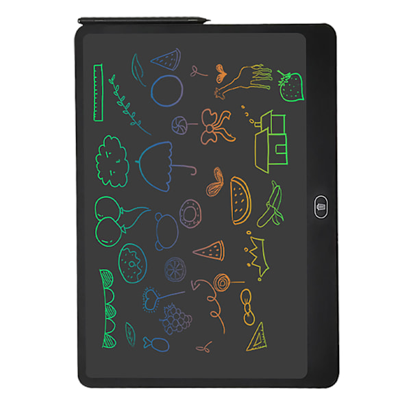 16 tuuman elektroninen LCD-kirjoitustaulu, värikäs piirustus Doodle -taulu, musta